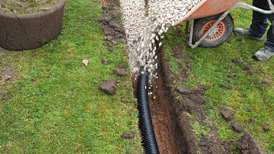 Drainage aanleggen